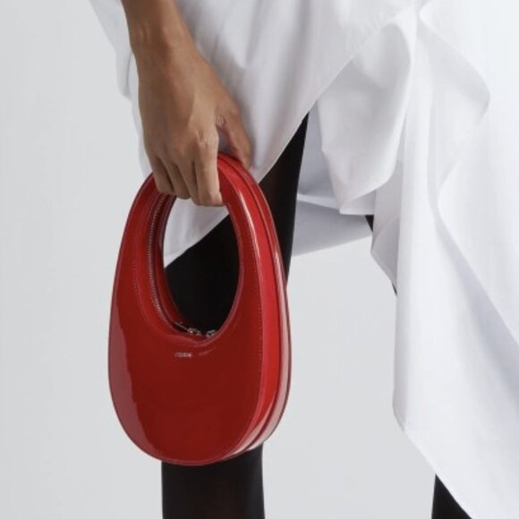 NWT Coperni Red Patent Leather Swipe Mini Bag - Picture 1 of 5